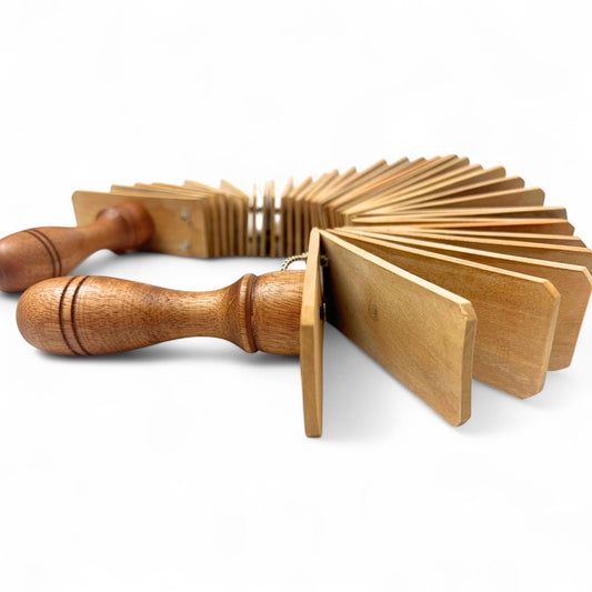 Musical Ratchets | Natural Wood Kokiriko Woody 4 | Groove Masters Percussion