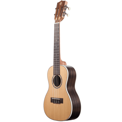 Ohana Concert Ukulele, Walnut, Slotted Head (Solid Top). O-CK-70R - Empire Music Co. Ltd-Musical Instrument-Ohana