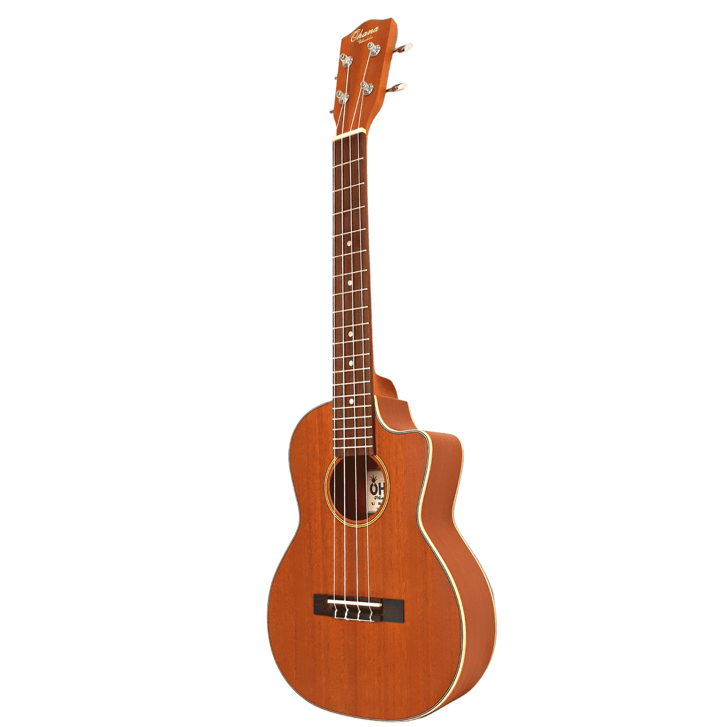 Ohana Tenor Ukulele Cutaway 3-Band EQ - O-TK-20CE - Musical Instrument