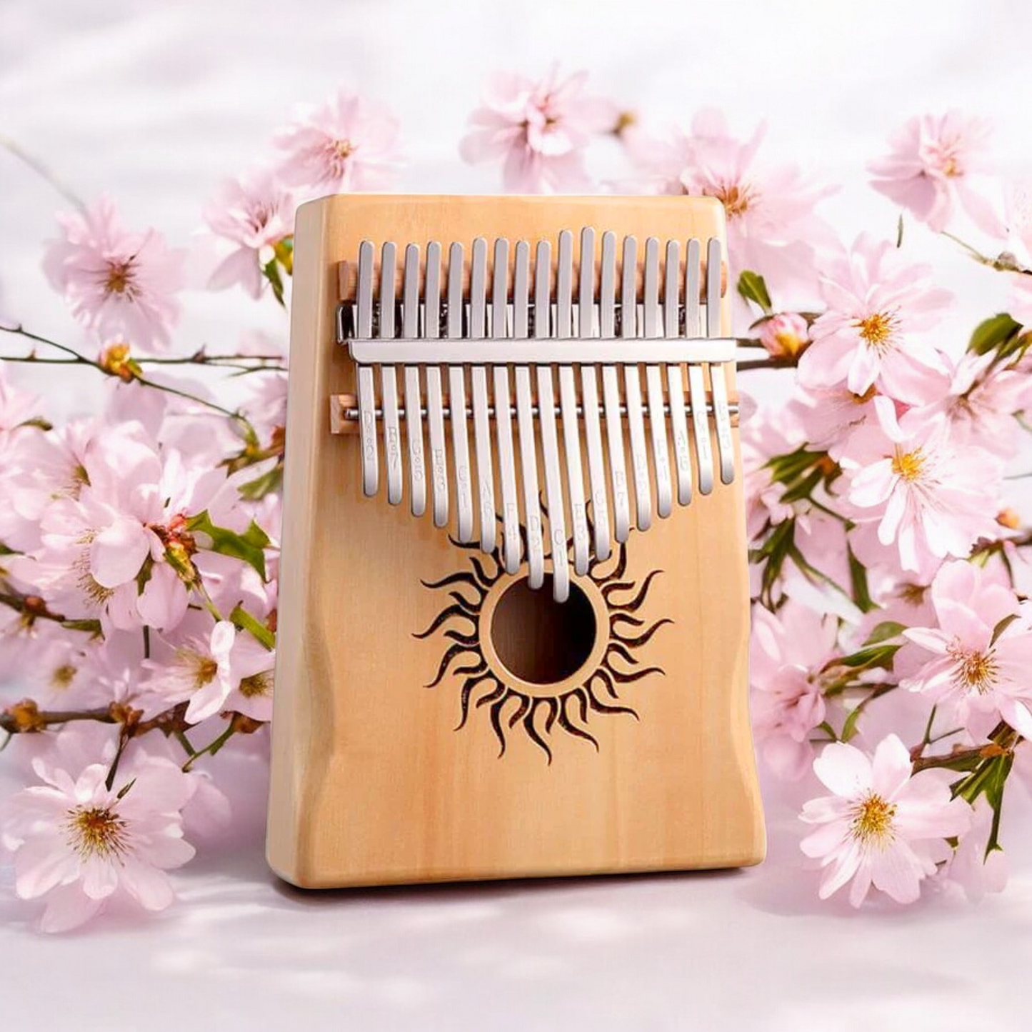 GMP 17-key Sun Palm Kalimba/Thumb Piano - KHS17-POPLAR