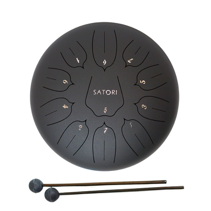 SATORI Tongue Drum/Rain Drum 11-Note - TDM-THL11-12 - 12’’