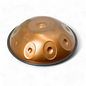 SATORI 22’’ Steel Handpan Drum - HD-HB10 (Copper Silver Brown)