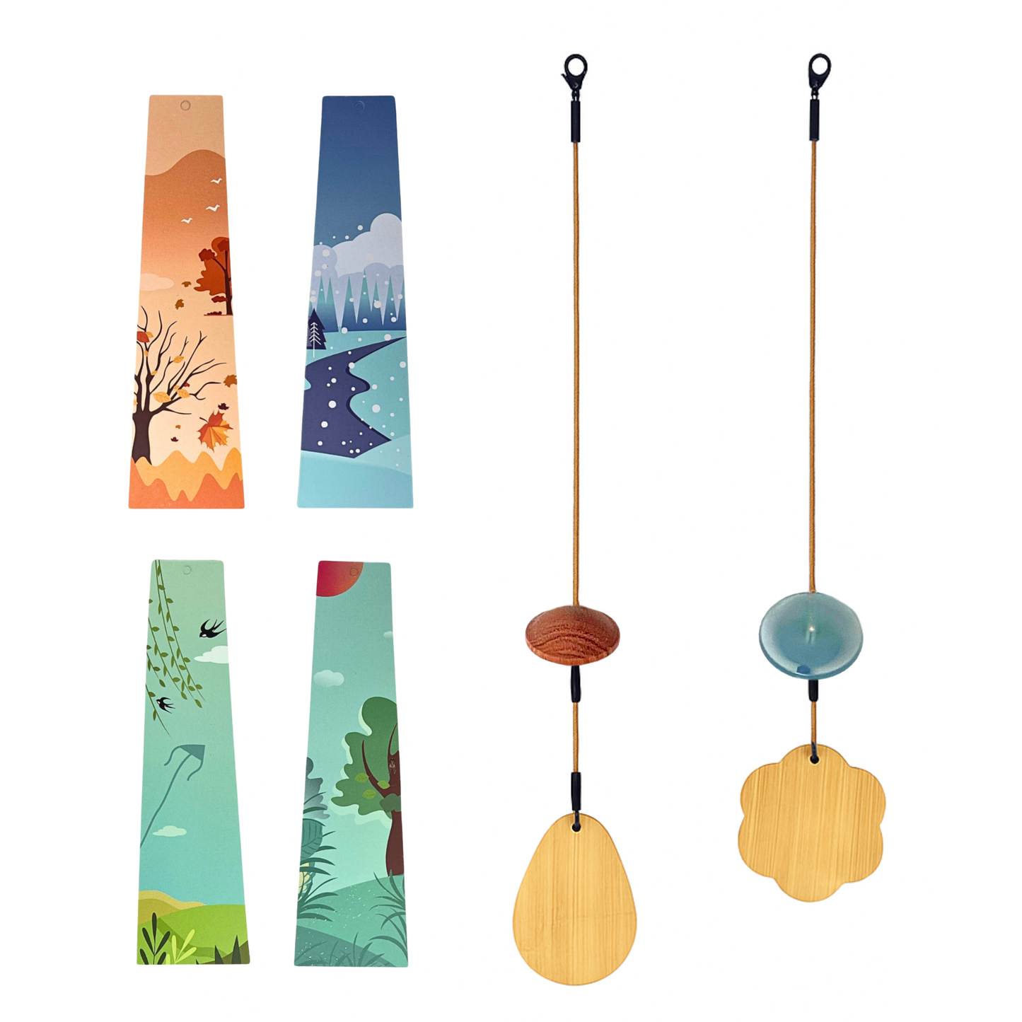 SATORI Bamboo 8-note Wind Chime - WC-(choose style)