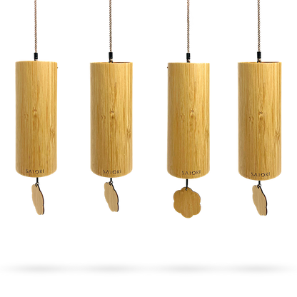 SATORI Bamboo + Aluminum 8-Note Wind Chimes (4 Styles)