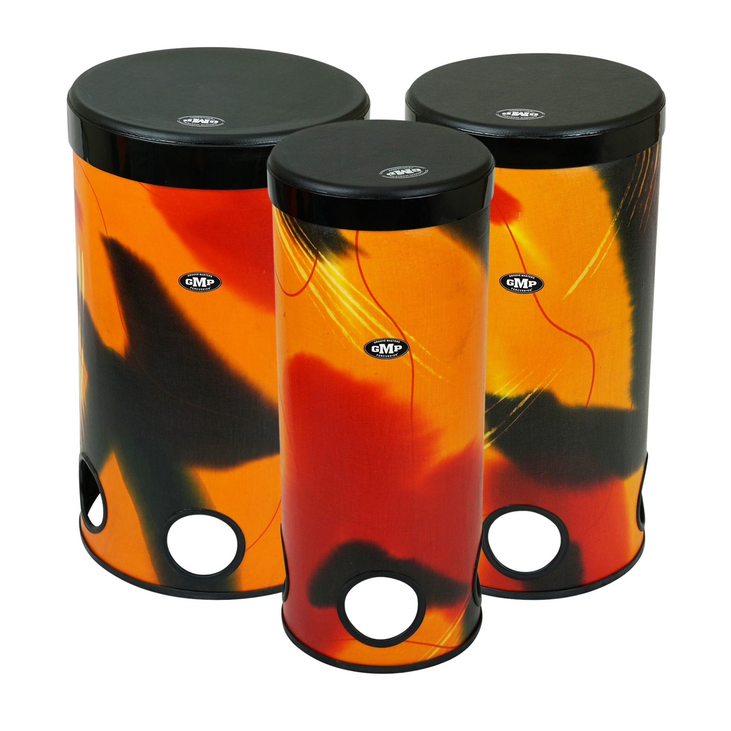 HAND DRUMS | TUBOLOS & AIRDRUMS: STACKABLE TUBOLO ORANGE (3 SIZES