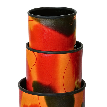 GMP Stackable Tubolo Orange (3 sizes or set) - TUBO(size)STK-10C - Groove Masters Percussion
