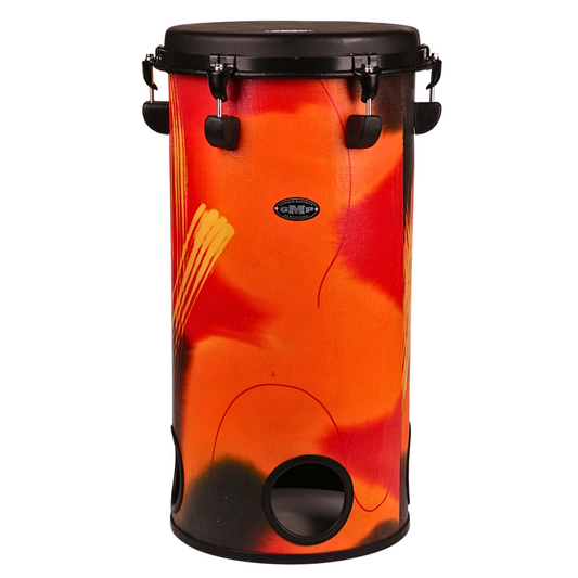 GMP Tubolo Lug-Tuned Abstract Orange - TUBO_TU-10C (choose size) - Groove Masters Percussion