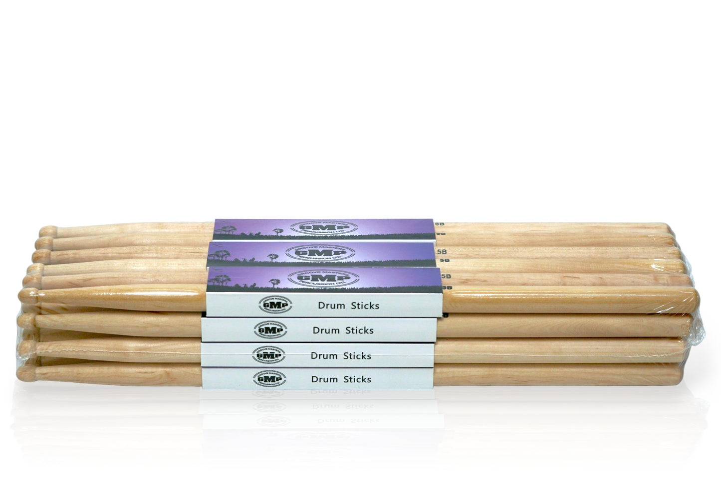 GMP Maple Wood 5B drumsticks, 12-pair pack - STK-M5BW