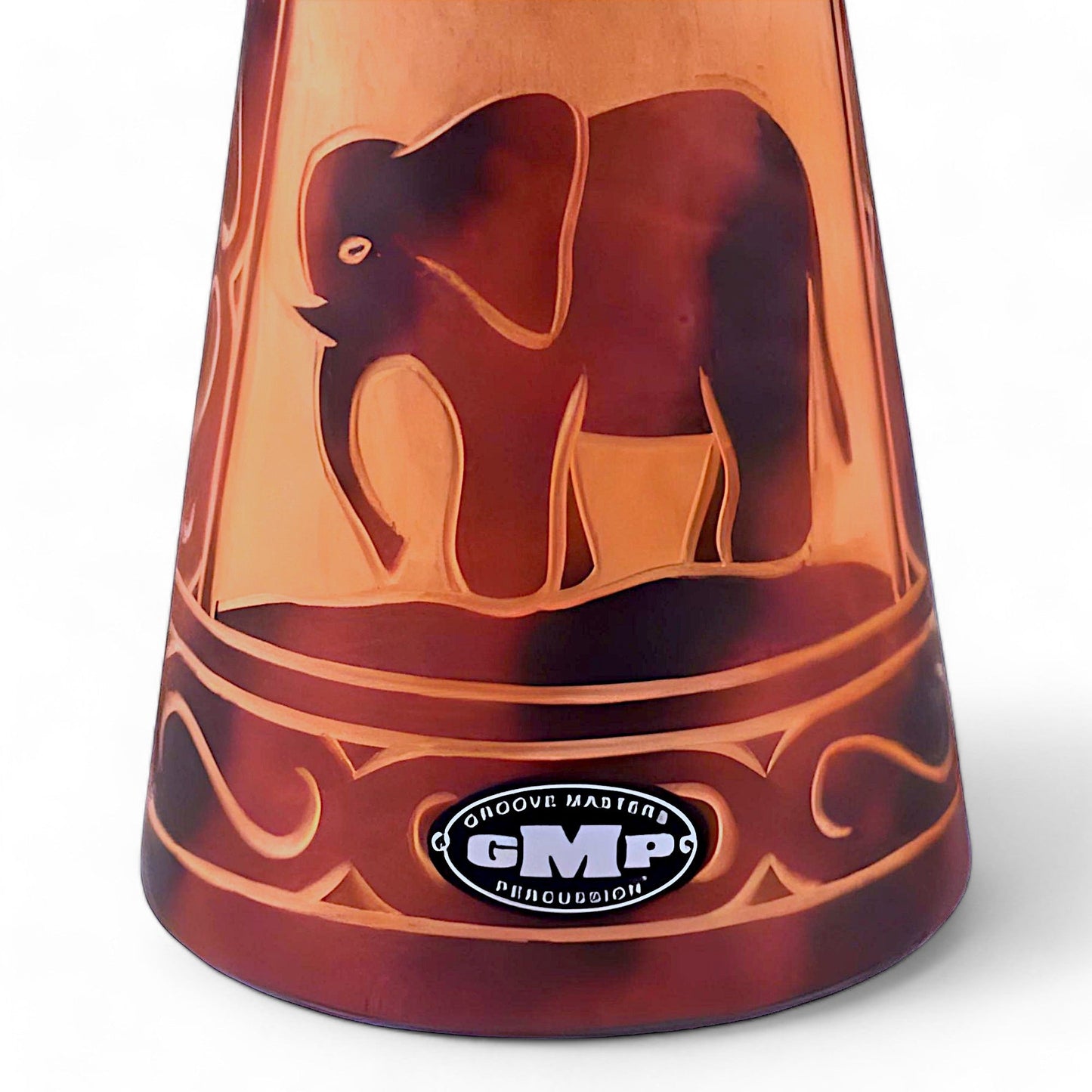 GMP Elephant Carved Djembe - DJ40ZC-B2 (3 sizes)